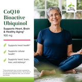 Terry Naturally CoQ10 BioActive ubiquinol – gélules molles faciles à prendre.
