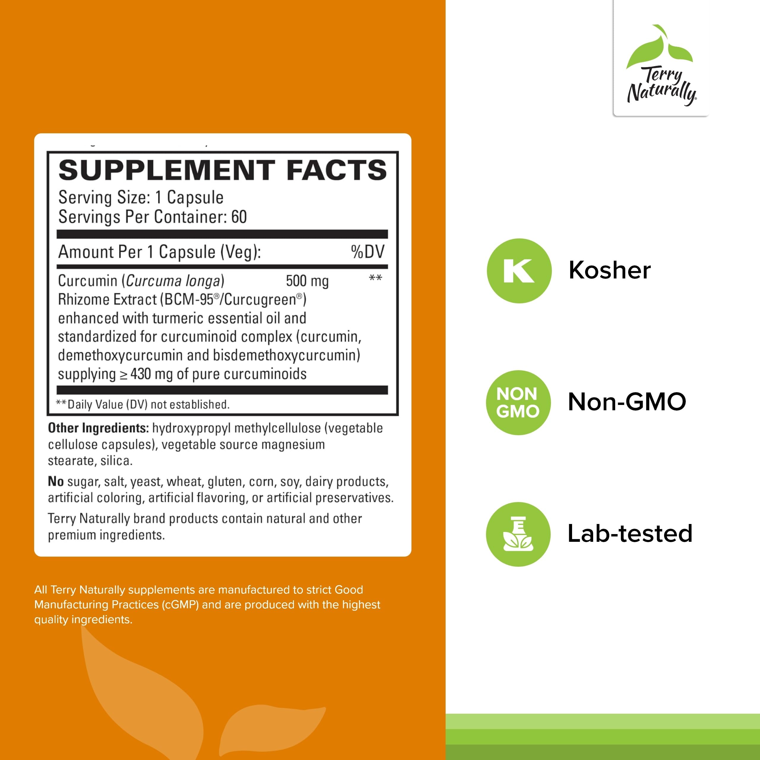 CuraMed 500mg avec absorption optimisée grâce au curcumin et huile essentielle de curcuma.
