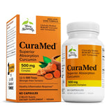 CuraMed 500mg de Terry Naturally, bouteille de capsules prête à un usage quotidien.