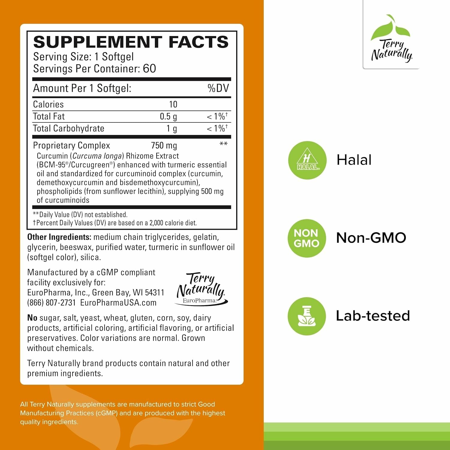 Gélules molles CuraMed 750mg, flacon ouvert, usage quotidien potentiel.