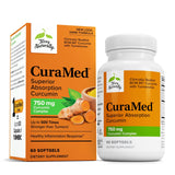 Terry Naturally CuraMed 750 mg, bouteille, soutien potentiel du cerveau et du cœur.