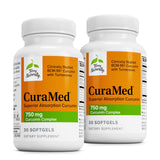 CuraMed 750 mg de Terry Naturally – bouteille visible, soutien antioxydant potentiel au quotidien