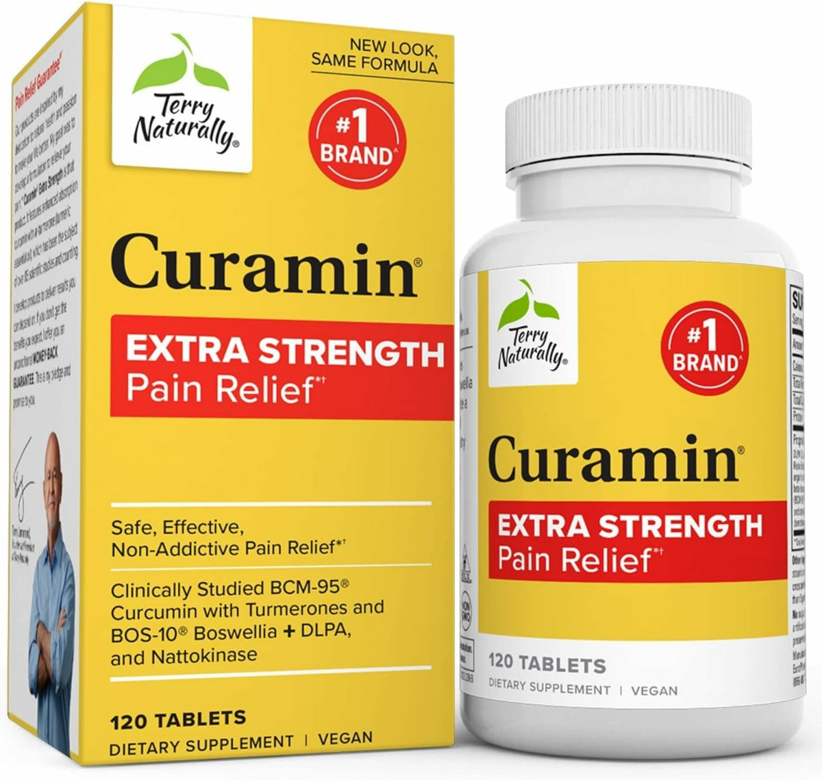 Terry Naturally Curamin Extra – bouteille visible pour le soutien circulatoire.