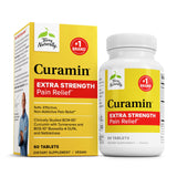 Terry Naturally Curamin Extra Strength sur bouteille, utilisation quotidienne potentielle.