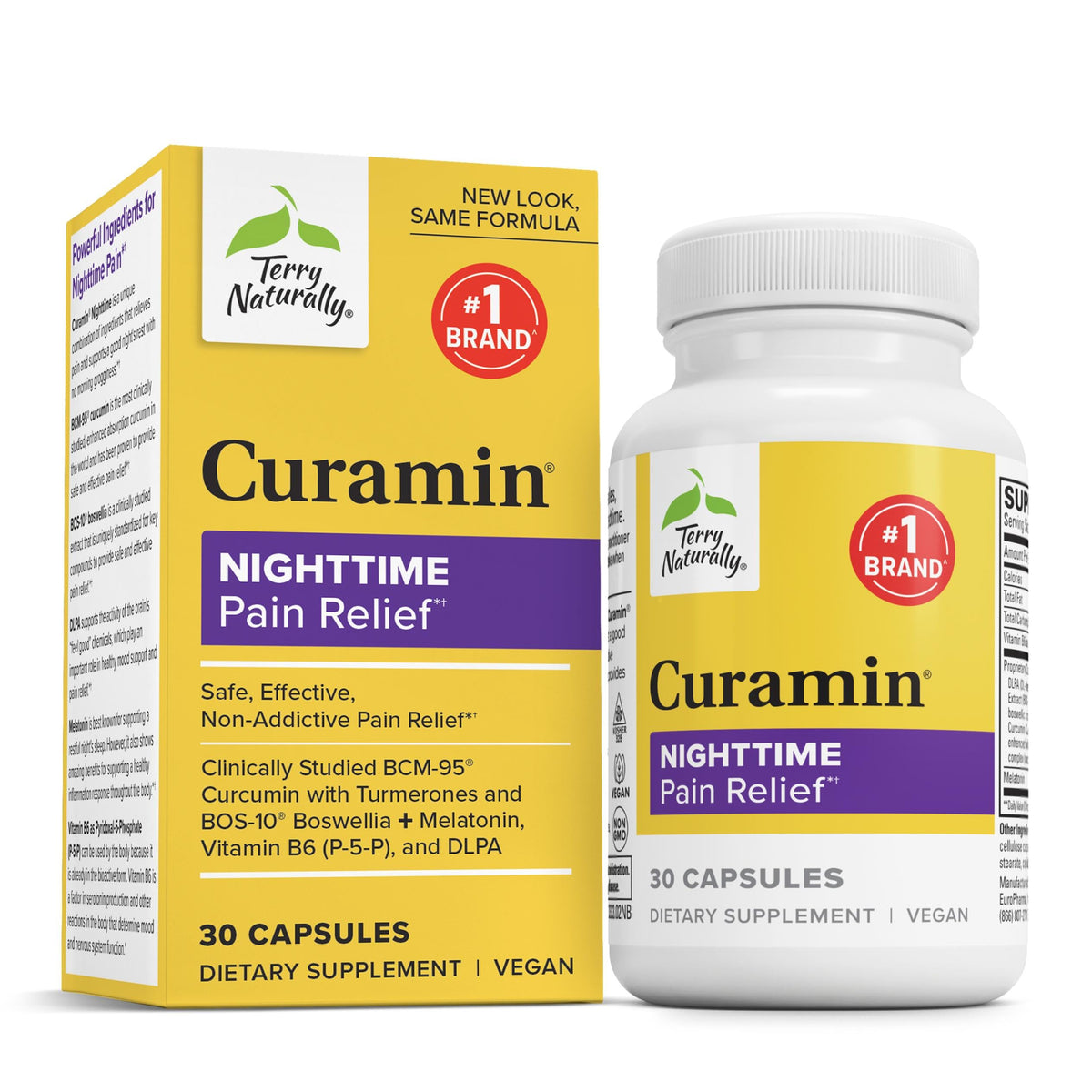 Terry Naturally Curamin Nighttime capsules-sommeil offrent repos paisible