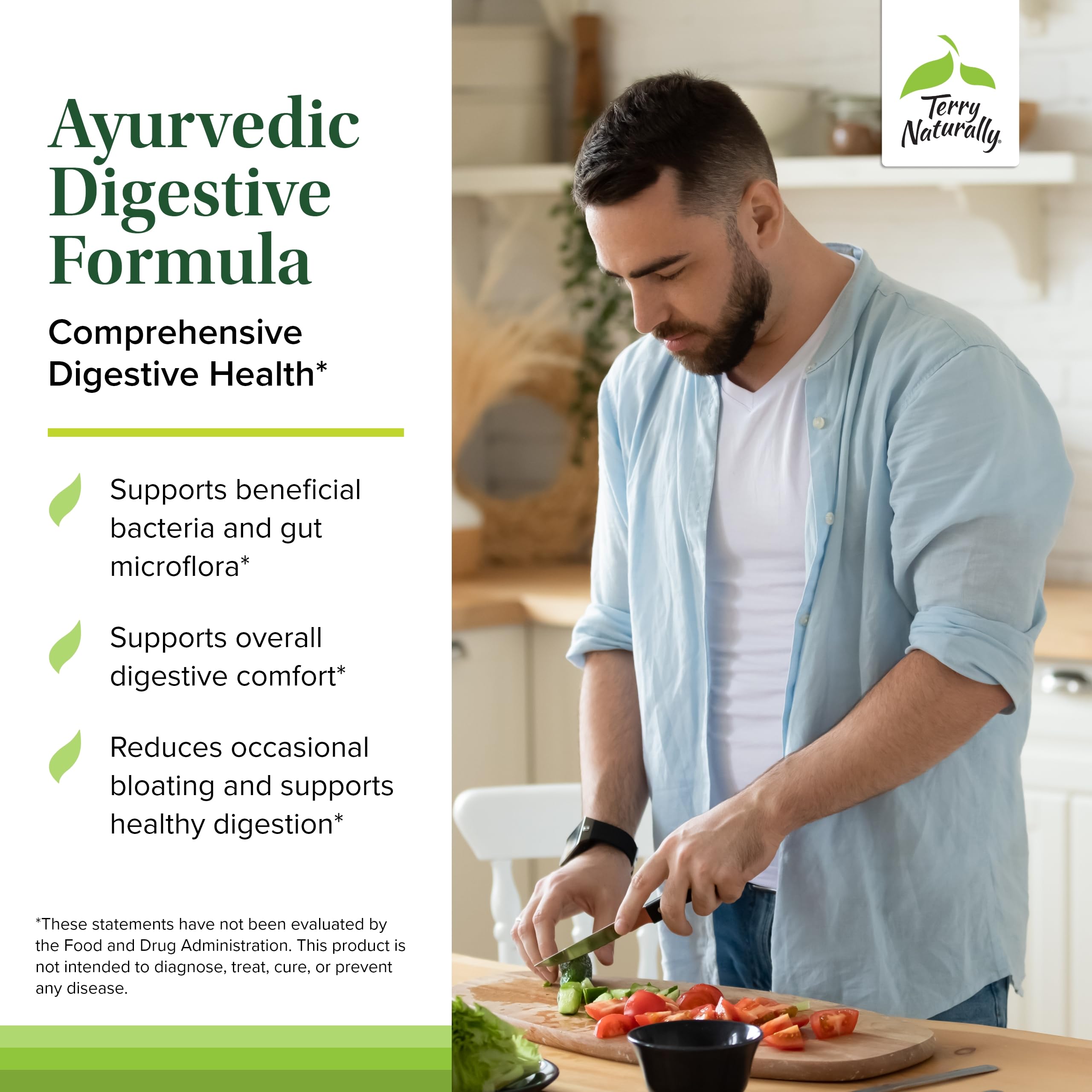 Terry Naturally Digestive Formula – étui: emballage pratique pour le voyage.