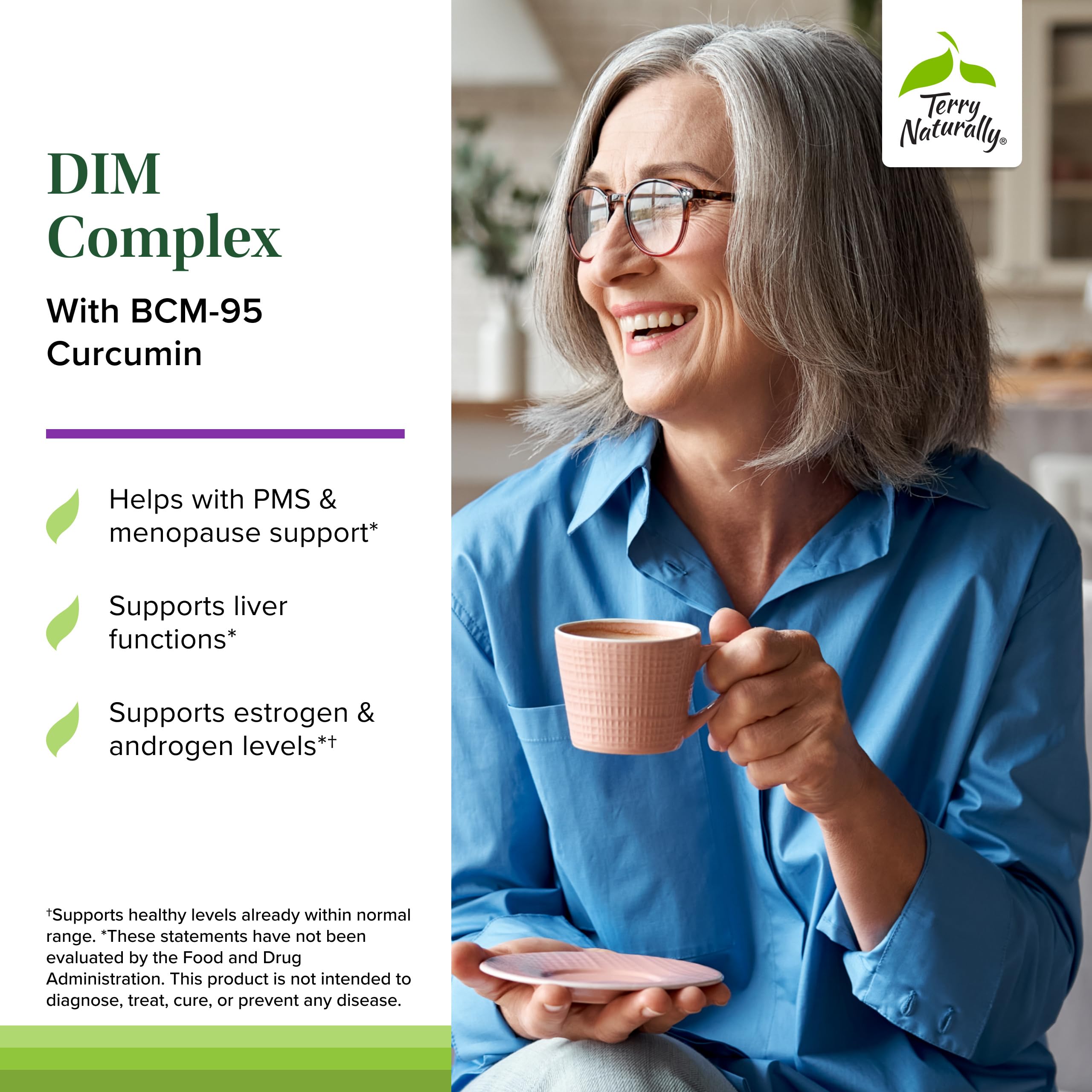 Terry Naturally DIM Complex - capsules, prise journalière avec repas.
