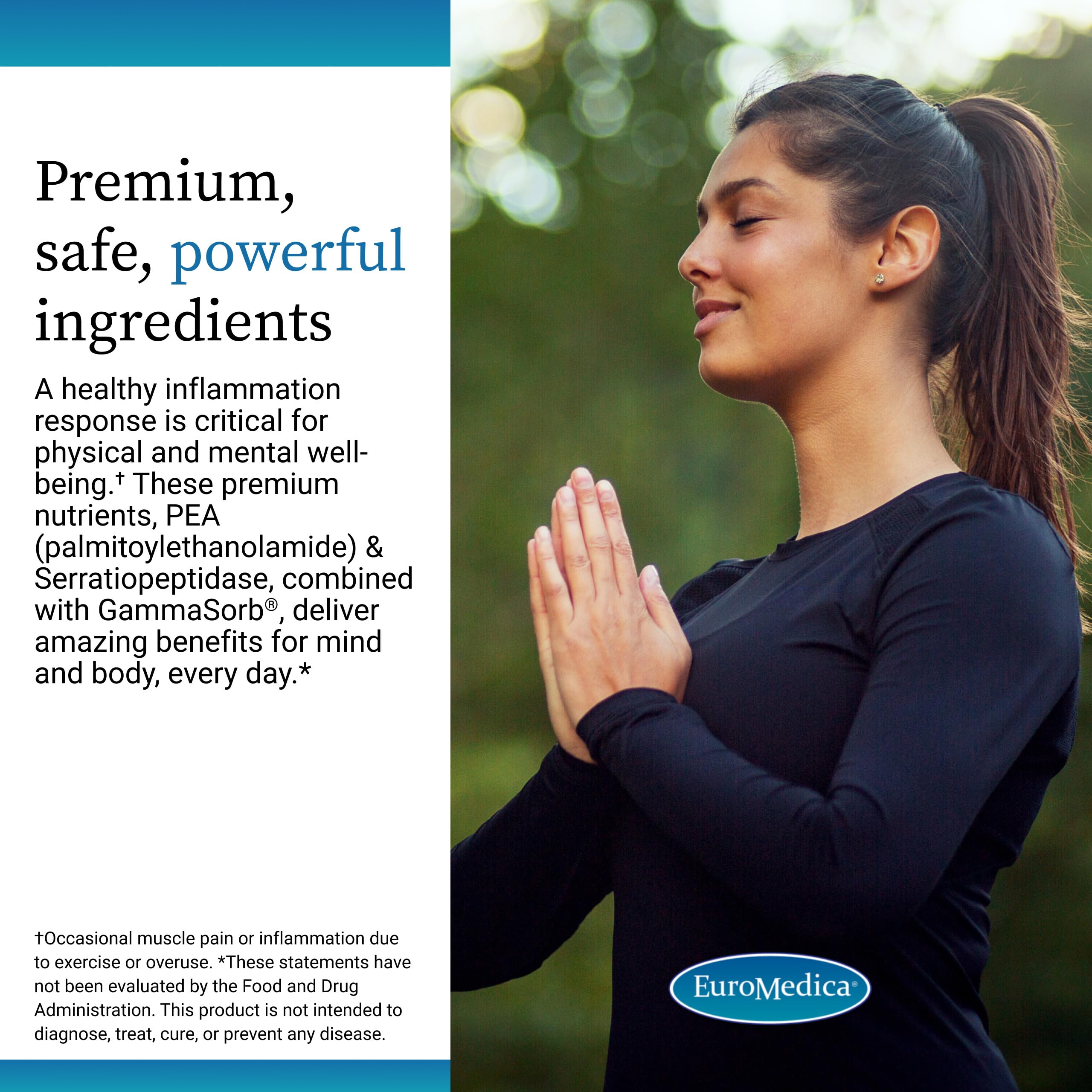 Terry Naturally EuroMedica Pea – conditionnement en 30 portions pour une utilisation quotidienne.
