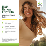 Terry Naturally Formule Renouveau Capillaire: huile de millet visible, soutien potentiel à la kératine