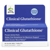 Terry Naturally Glutathione: comprimés dissolution lente en bouteille, soutien antioxydant potentiel.