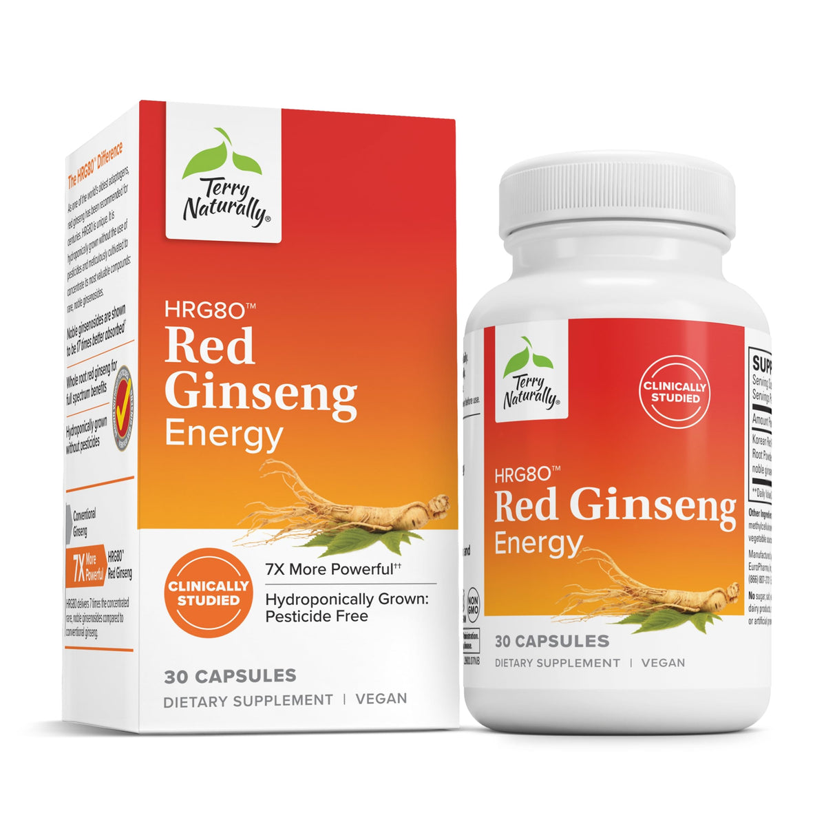 Terry Naturally HRG80 Ginseng Rouge énergie soutenue pour votre journée