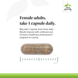 Terry Naturally HRG80 – ingredients-ashwagandha-maca-rhodiola, mélange botanique pour vitalité.