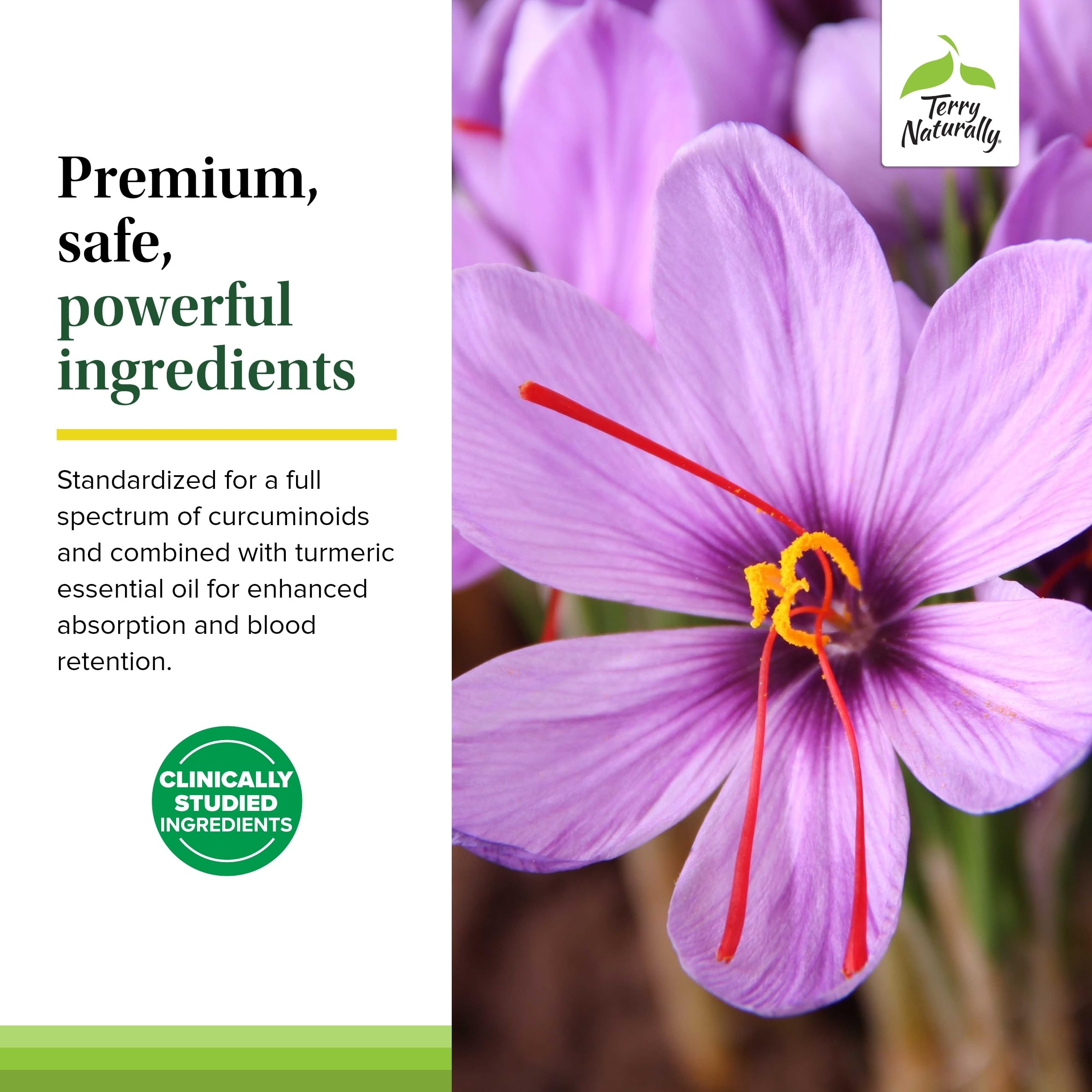 Formule Terry Naturally Saffron Lift sans allergènes et non OGM