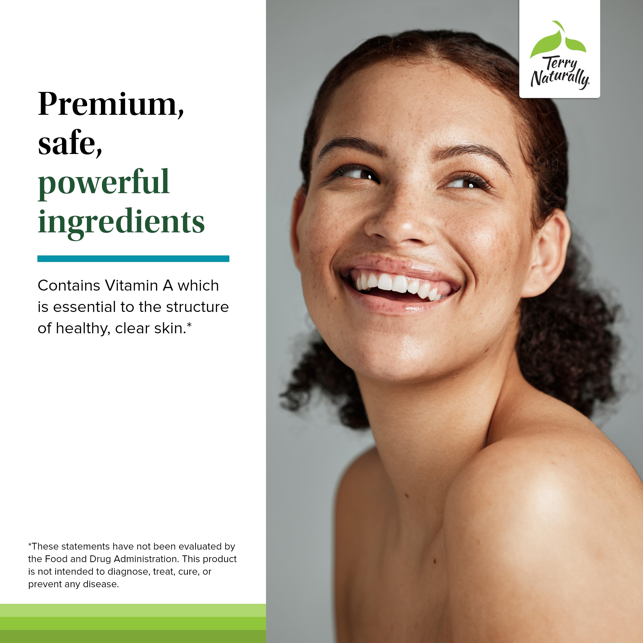 Terry Naturally sans additifs, sans allergènes majeurs et sans artificiels.