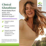 Tablettes glutathion Terry Naturally avec Sublinthion pour absorption améliorée