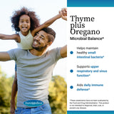 Terry Naturally Thyme Plus Oregano, huiles thym et origan associées à l'huile d'olive vierge.