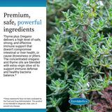 Terry Naturally Thyme Plus Oregano, utilisation quotidienne pratique pour le soutien digestif.