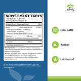 Étiquette affichant le dosage quotidien du Terry Naturally Thyroid Care Plus.