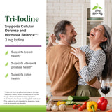 Forme triple d'iode dans une capsule sans allergènes et sans additifs artificiels.