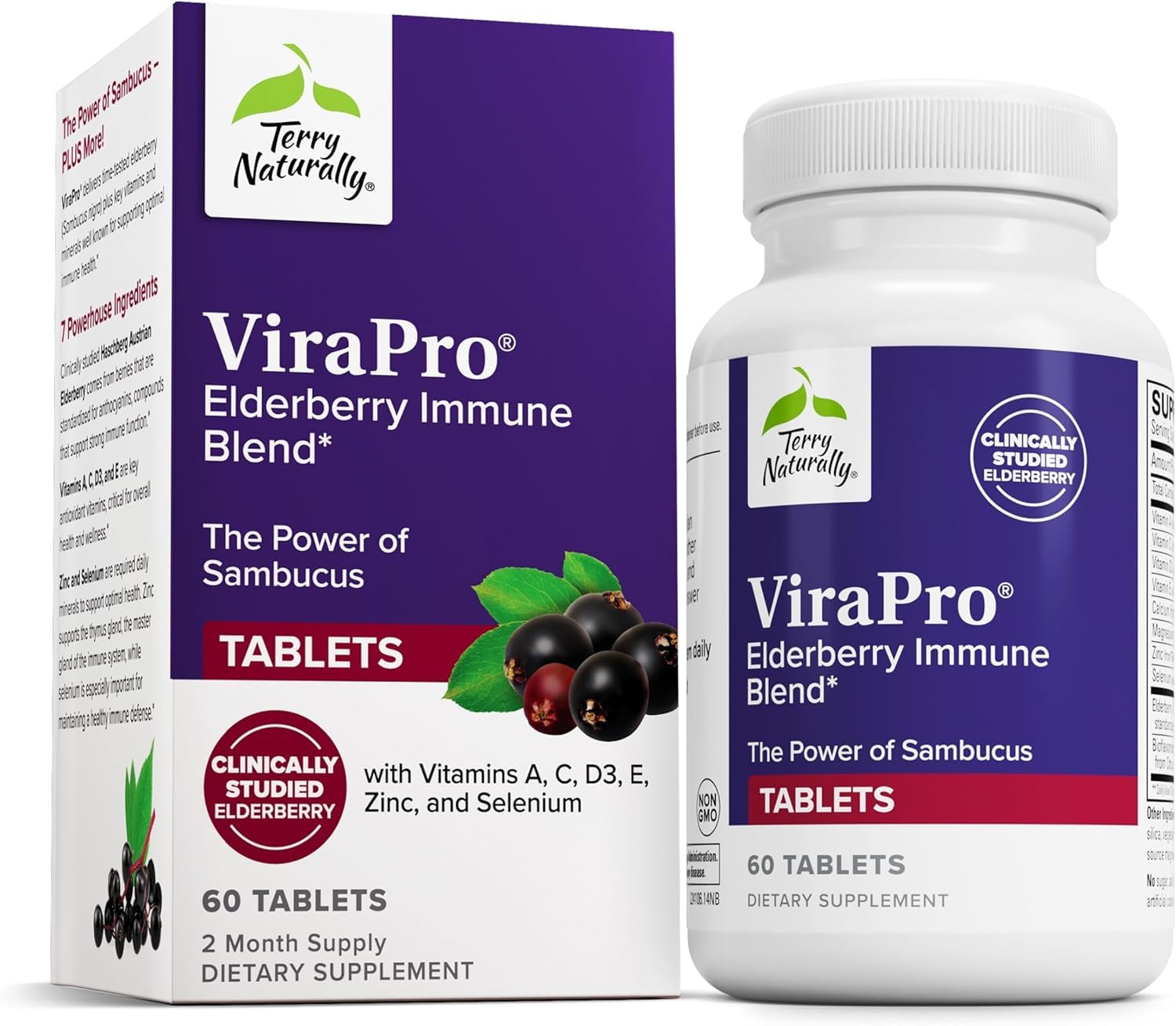 Terry Naturally ViraPro — boîte de comprimés prête pour un usage quotidien et soutien potentiel.