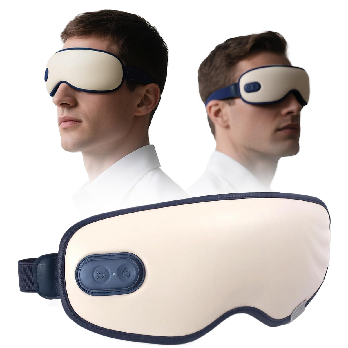 TeSabMi Masque Oculaire – chaleur basse pour détente après travail.