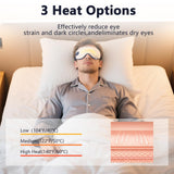 TeSabMi Masque Oculaire – mode vibration 1 pour relaxation après écran.