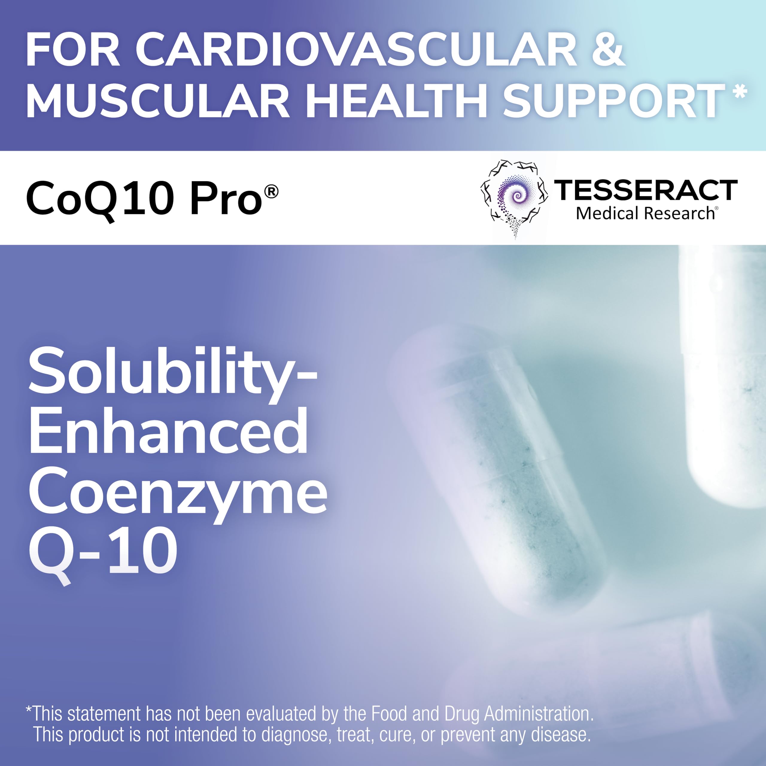 Capsules CoQ10 Pro de Tesseract, utilisées au quotidien pour soutenir l’énergie