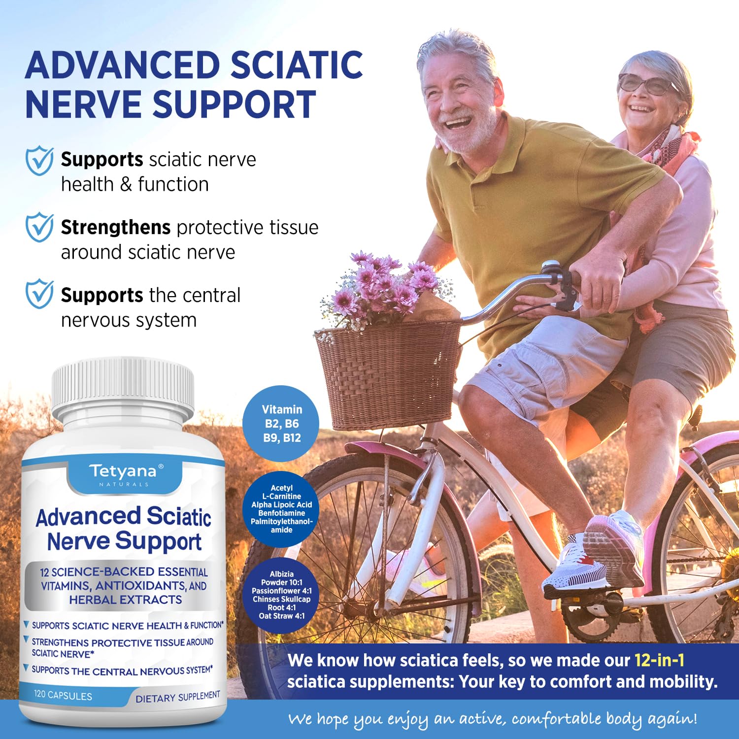 Acide alpha-lipoïque Tetyana Naturals, nutriment clé pour le soutien nerveux.