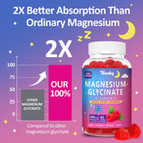 Emballage Tewuky de gommes framboise magnésium glycinate.