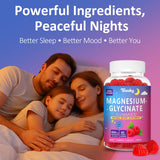 Paquets doubles Tewuky, gummies framboise magnesium glycinate.