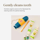 Texture crémeuse de KidScents Slique, expérience de brossage plaisante et légère.