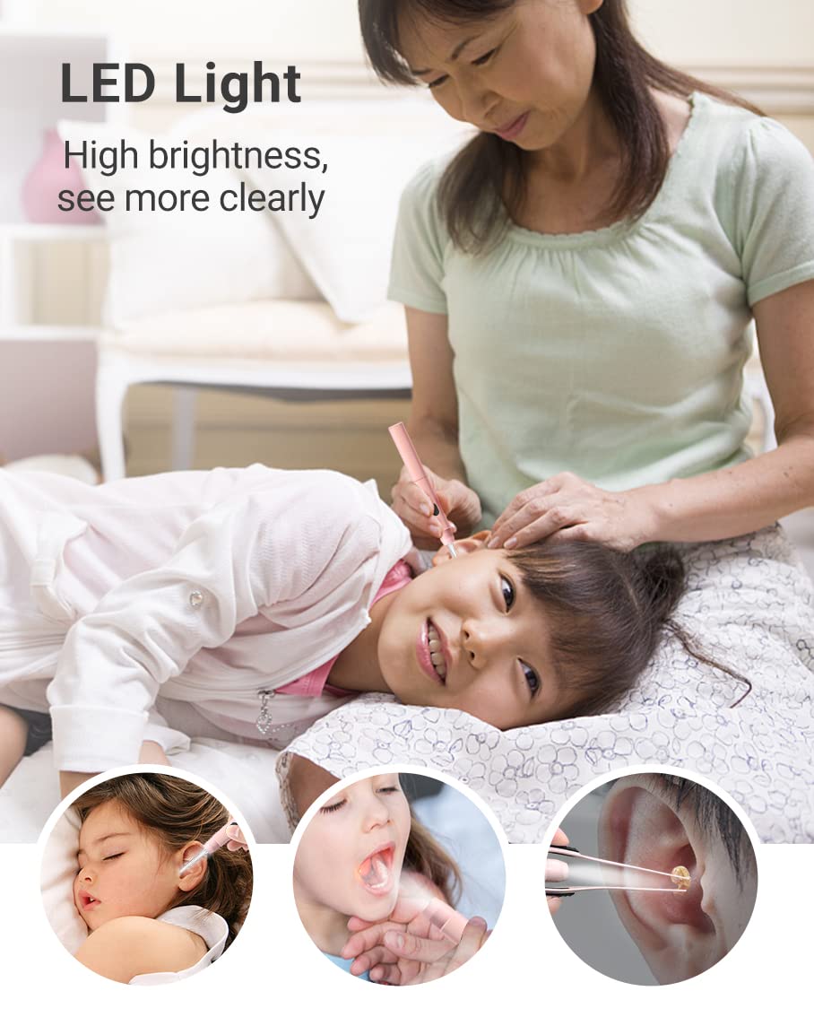 TEYIYES spirale-oreille-nettoyage-lumiere: outil spiralé guidé par lumière pour le confort