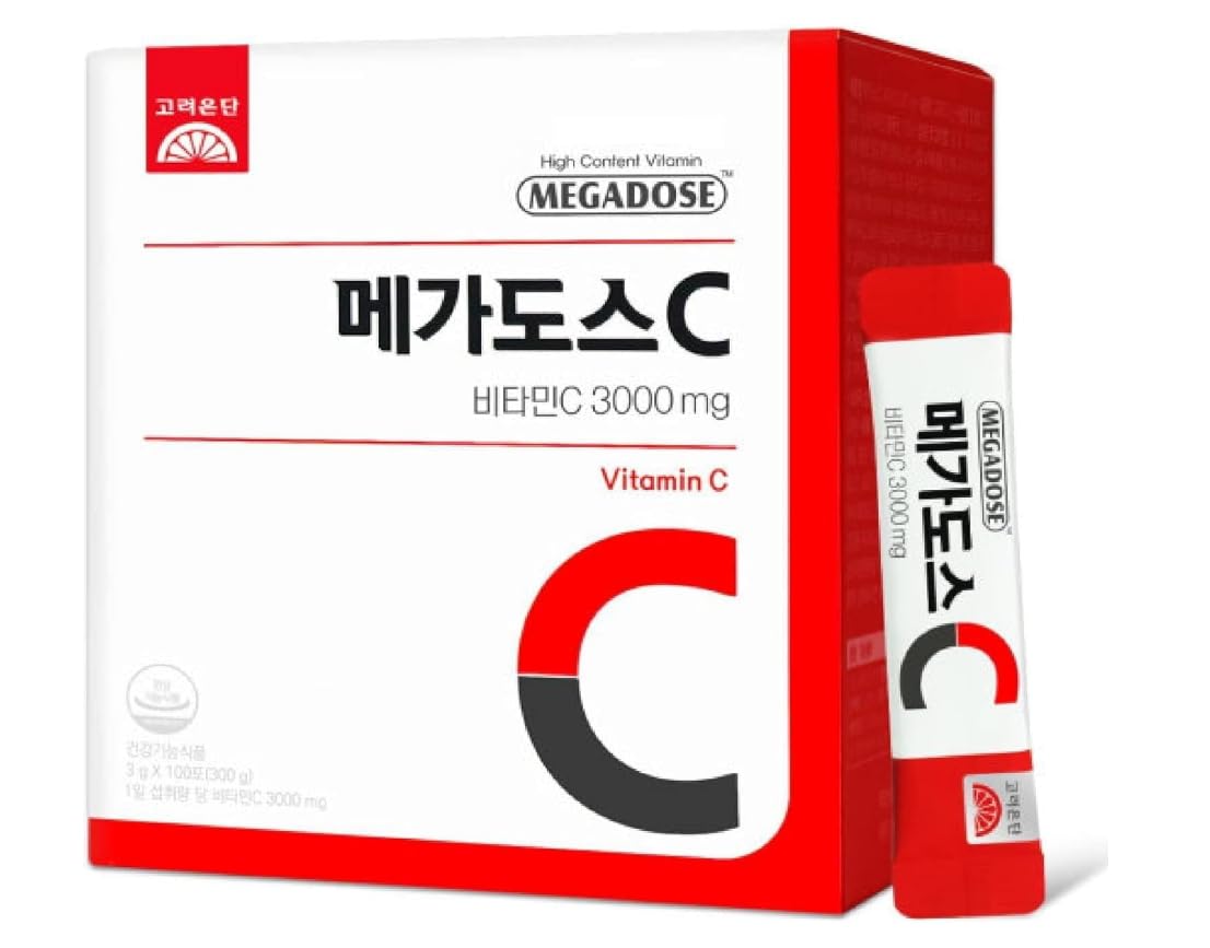 TG153 Korea Eundan Megadose Poudre Vitamine C 3000 mg, soutien antioxydant potentiel pour la journée