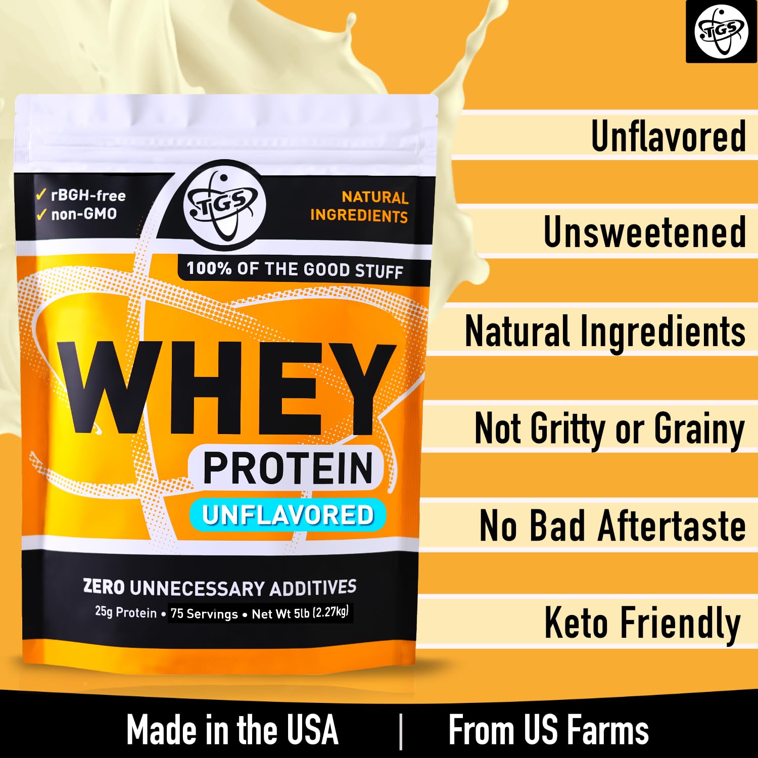 TGS Nutrition 100 Whey Protéine – shake pré-post entraînement pour récupération potentielle