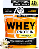TGS Nutrition poudre whey vanille naturelle pour shakes protéinés équilibrés.