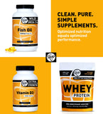 Avant et après l’entraînement: Whey TGS Nutrition, soutien potentiel à la récupération.