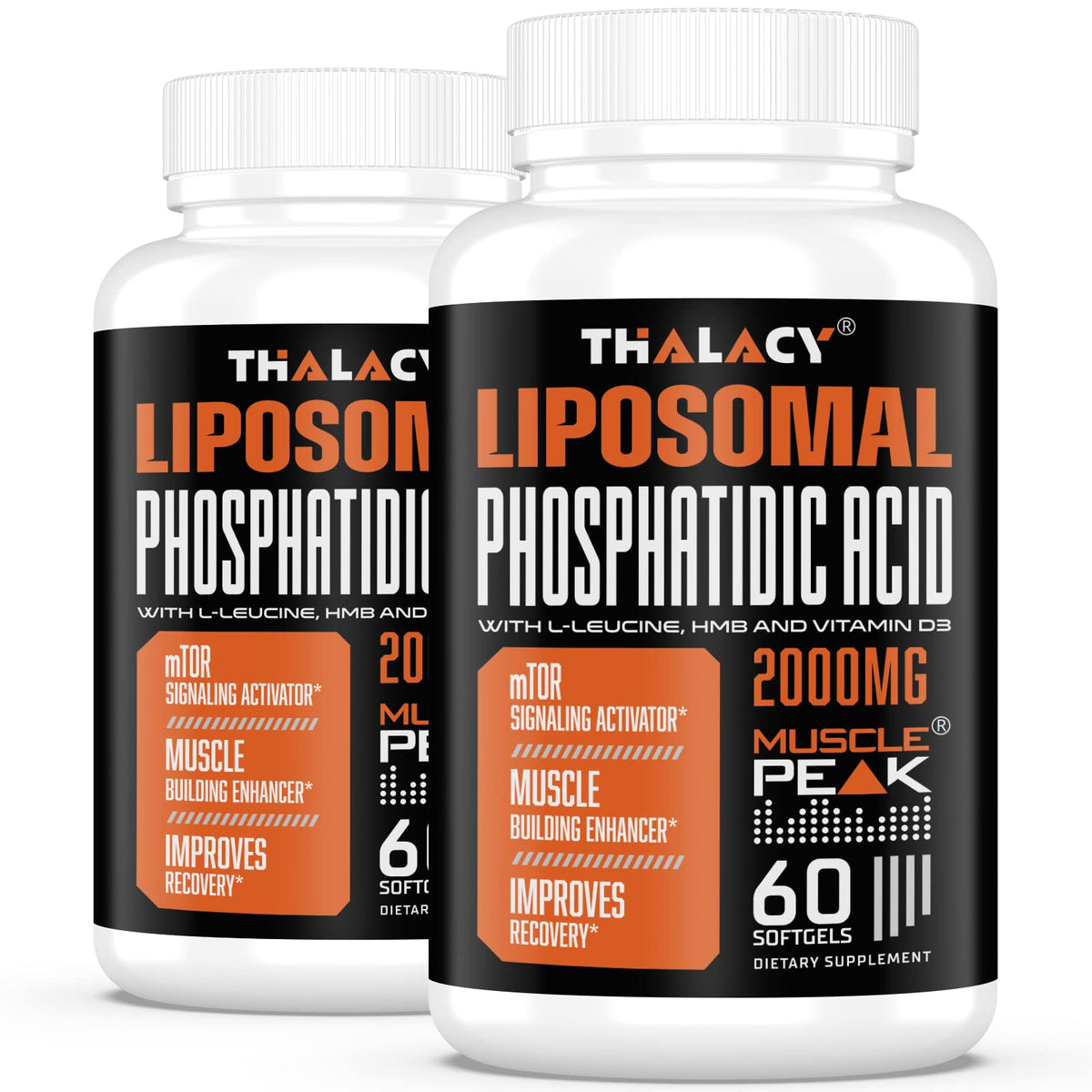 Thalacy PA liposomale 2000 mg — flacon visible, absorption potentielle améliorée.
