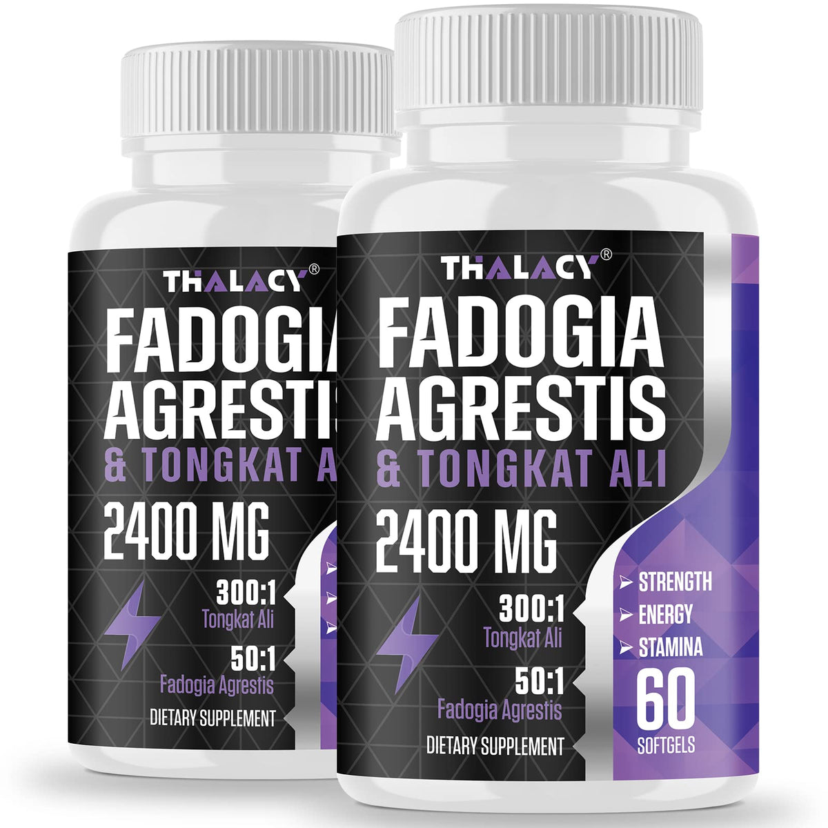 Thalacy flacon gélules fadogia-tongkat : formulation à haute concentration pour soutenir l'endurance musculaire.