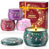 THAUSDAS coffret bougies parfumées ensemble élégant pour ambiance chaleureuse