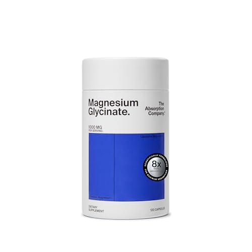 The Absorption Company bouteille Magnesium Glycinate 1000mg en format pratique pour la routine.