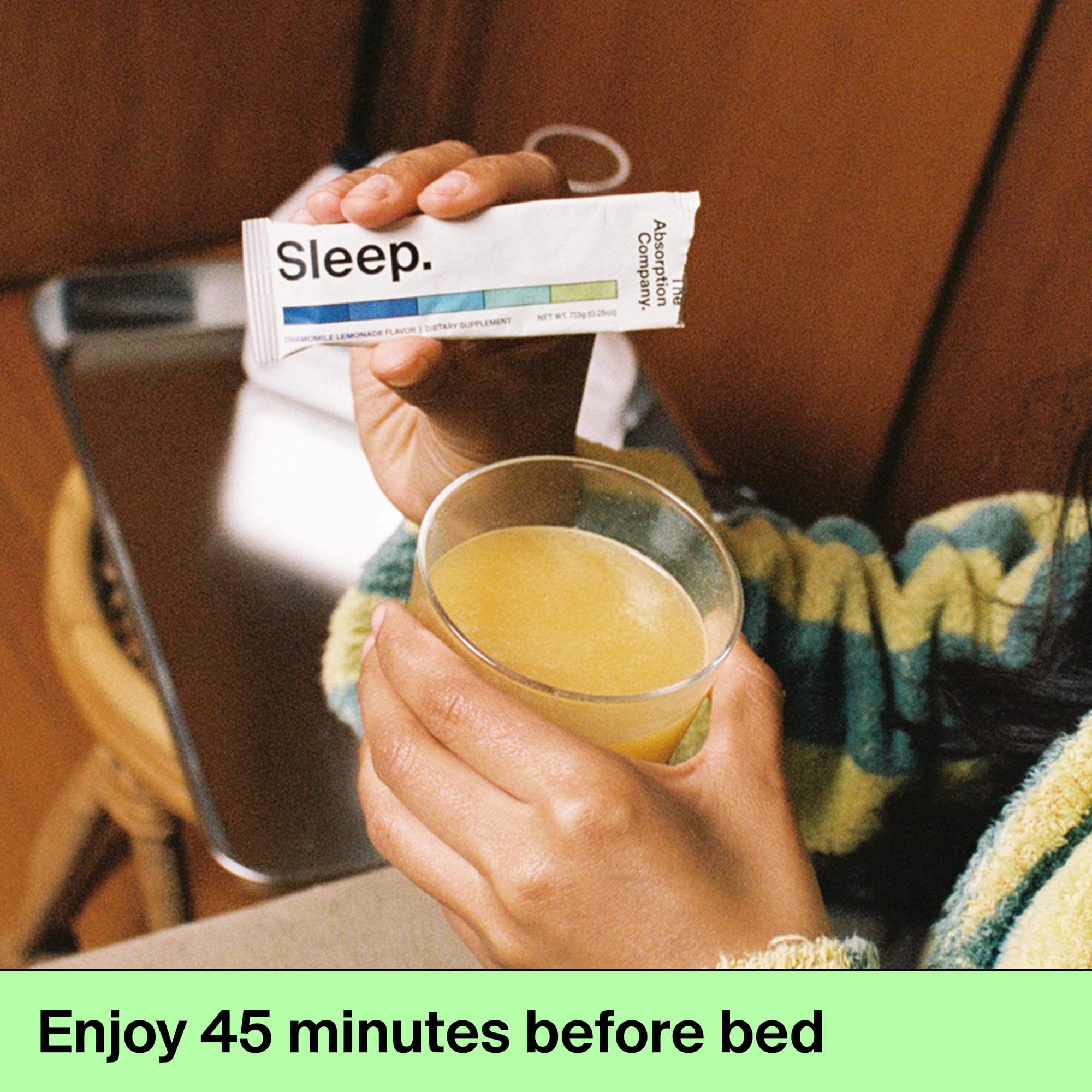 The Absorption Company Sleep Aid Poudre, jus de cerise acide, soutien du sommeil profond