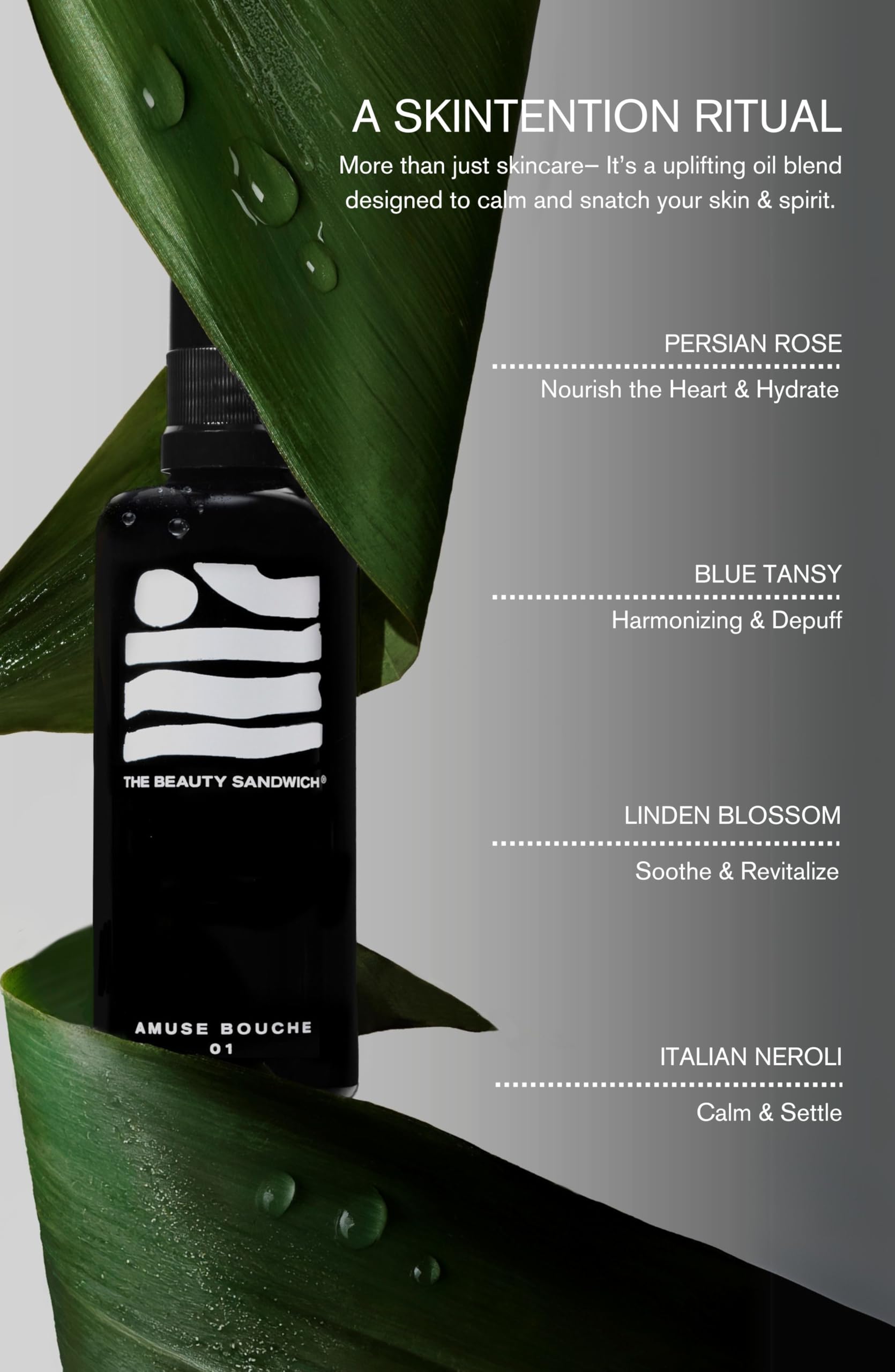 The Beauty Sandwich Bambou eau de rose, effet tonifiant et purifiant des pores.