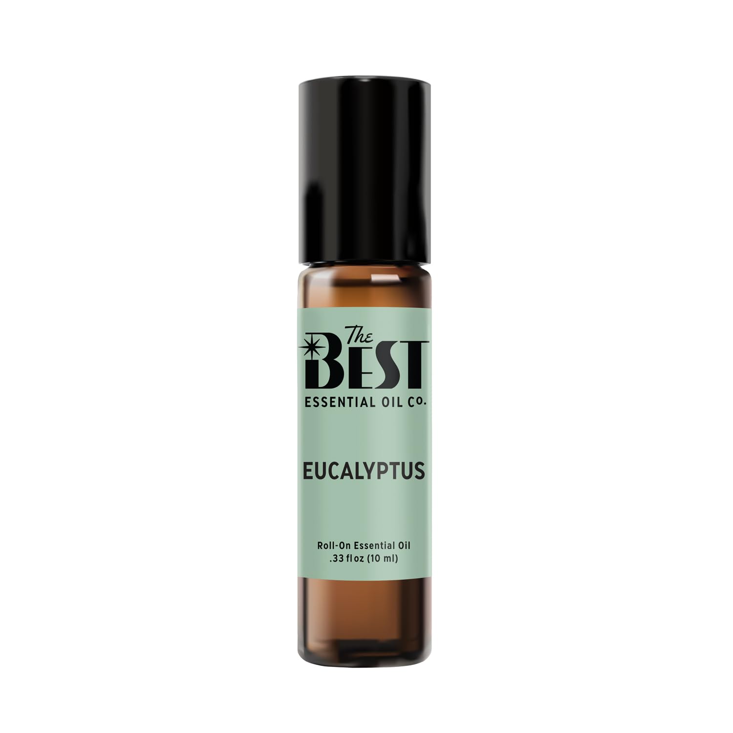The Best Essential Oil Co eucalyptus-roll-on bouteille – parfum frais et revitalisant.