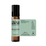 The Best Essential Oil Co eucalyptus-roll-on emballage Californie – produit artisanal et éthique.