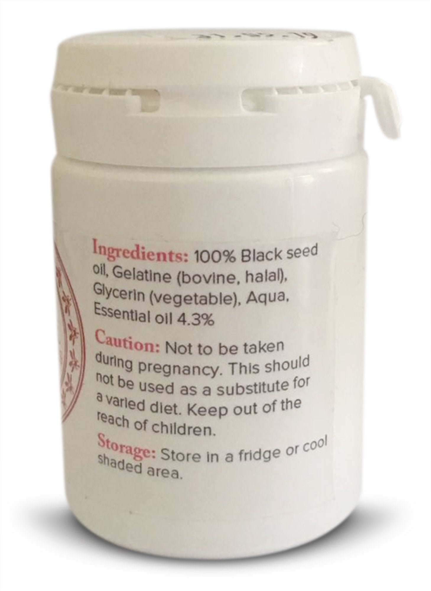 Les gelules The Blessed Seed halal voyage: faciles à transporter et dosages flexibles.