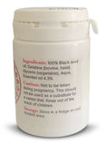 Les gelules The Blessed Seed halal voyage: faciles à transporter et dosages flexibles.