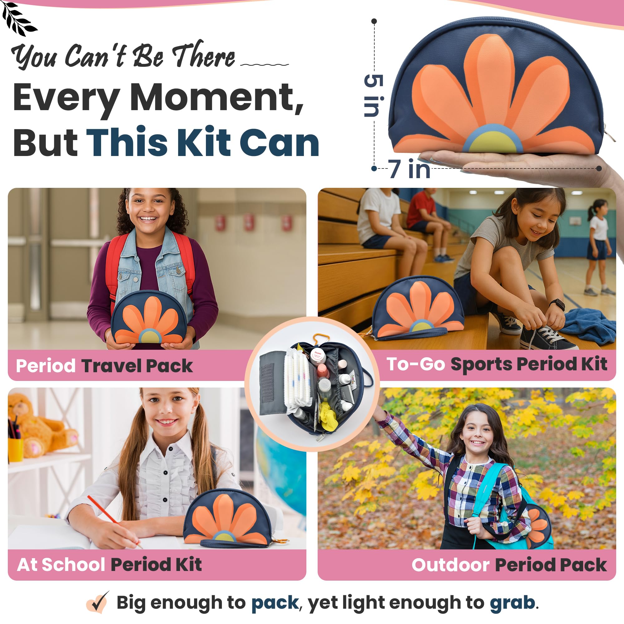 The Bloom kit extérieur imperméable bleu: protège le contenu et reste propre
