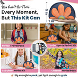 The Bloom kit extérieur imperméable bleu: protège le contenu et reste propre