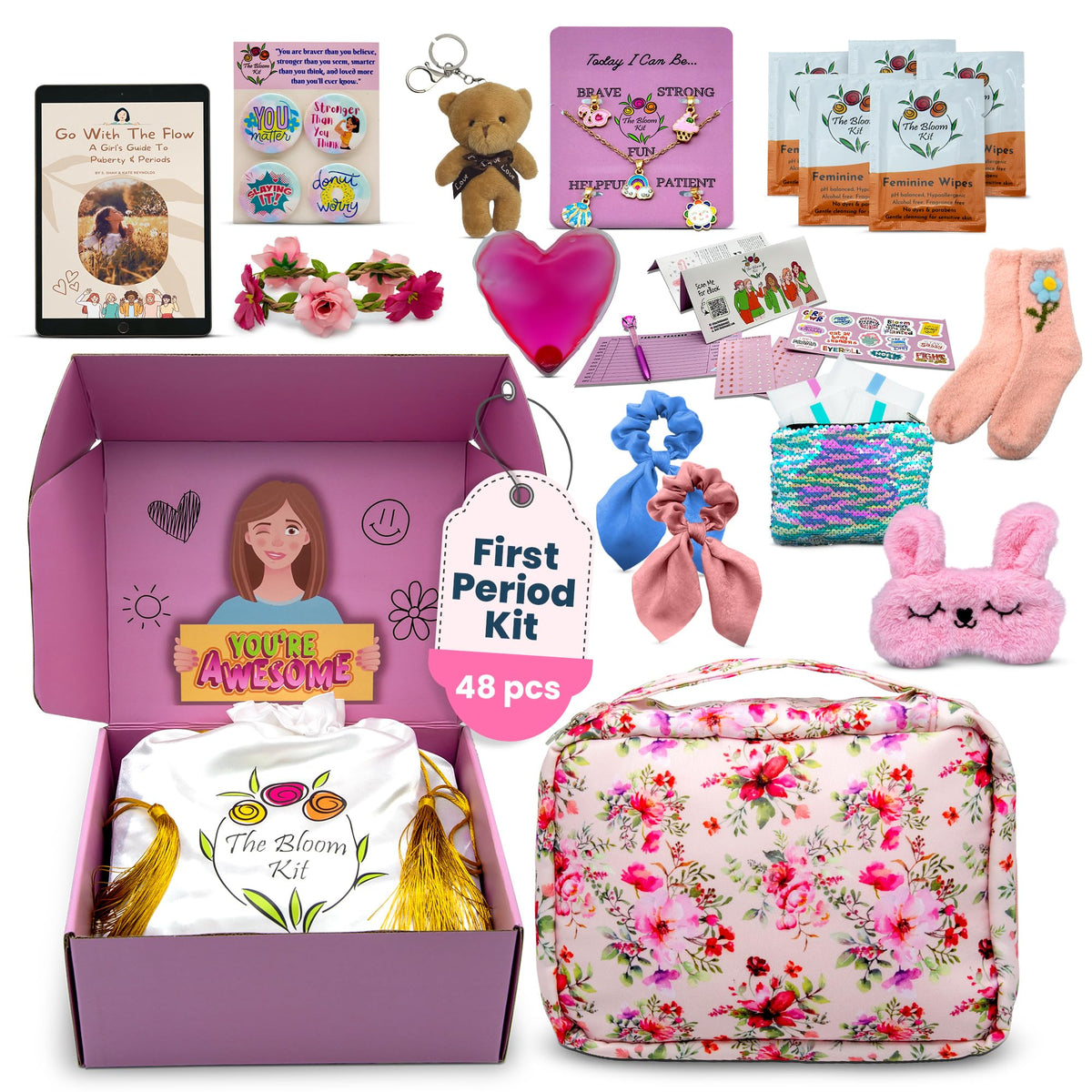 The Bloom kit premier: trousse 3 étages pratique pour l'école.