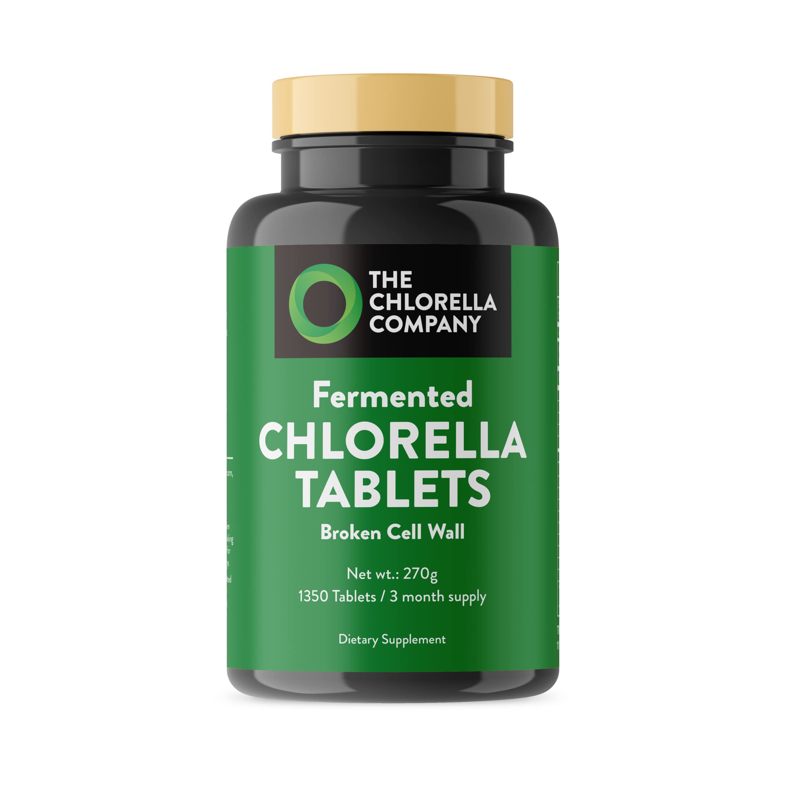 The Chlorella Company tablettes fermentée favorisent l'absorption des nutriments et énergie.